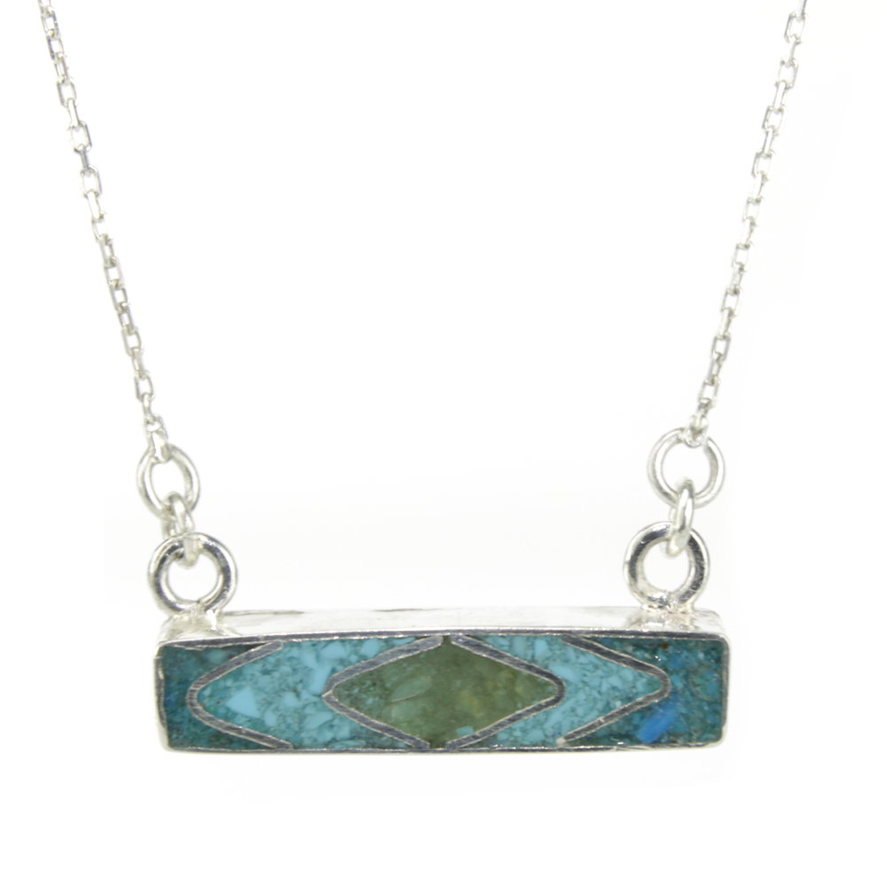 Bar Turquoise Necklace